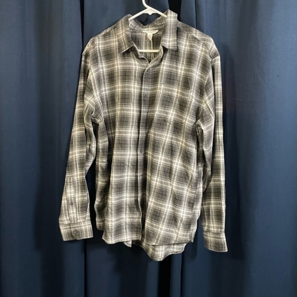 Beachlunchlounge Plaid Button-Down Shirt Hunter